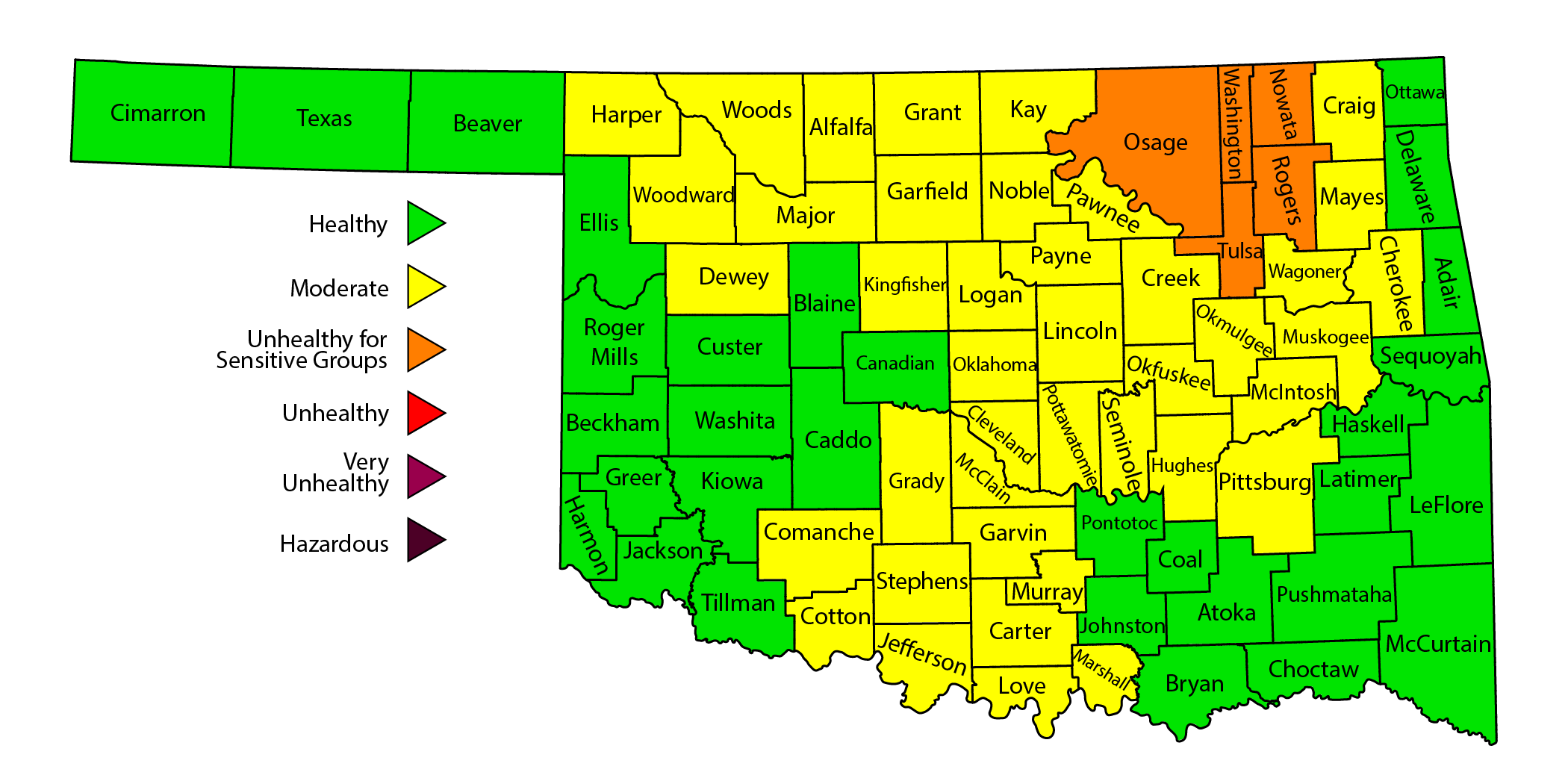 Air Quality Health Advisory - Oklahoma Department of Environmental Quality